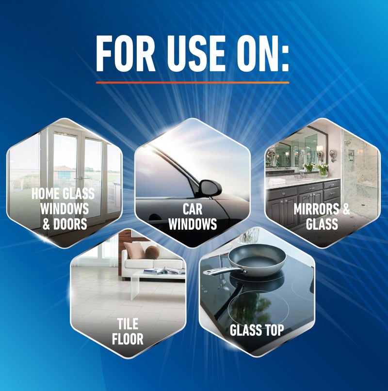 Unger Professional Compact 4â€ Window and Glass Scraper, Reversible Razor Blade Tool with Retractable Safety Guard, Use for Residue, Stickers, Glue, and Paint on Smooth Surfaces - Image 2